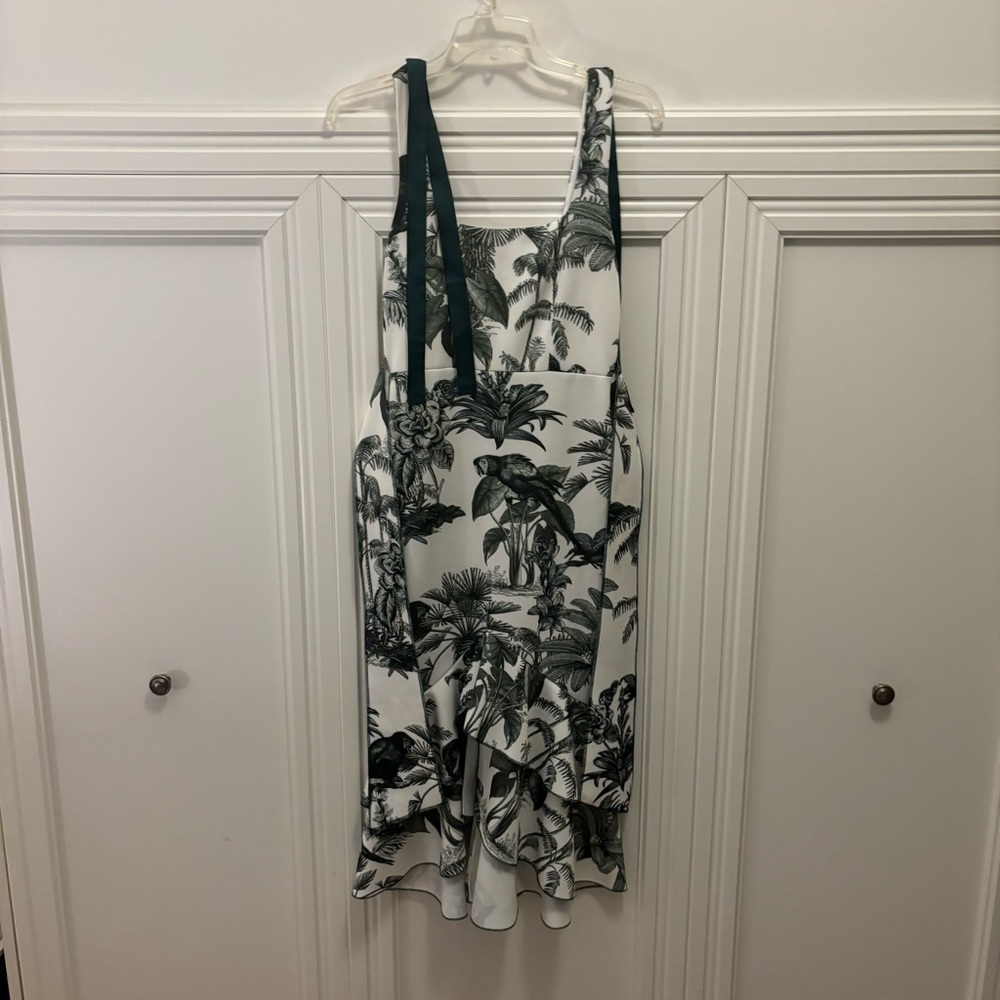 ASOS Printed Square Neck Dress - Picture 3 of 8